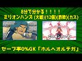 8分で分かる!!!!ミリオンハンズ(12個)　セーブ率0%GK「ホルへオルテガ」
