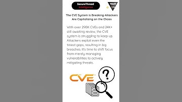 The CVE System Is Breaking Attackers Are Capitalizing on the Chaos