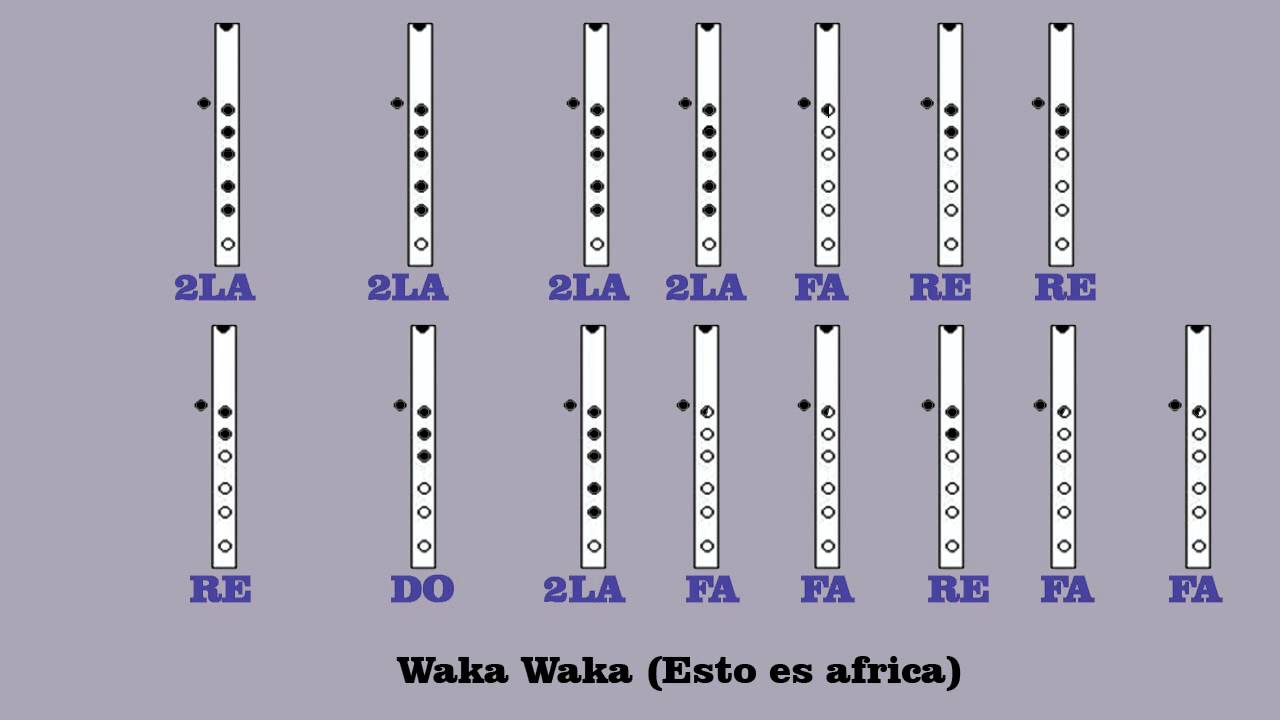 Waka Waka. (Esto es Africa) Flauta quena. YouTube Waka Waka. (Esto es Africa) Flauta quena. YouTube