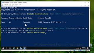 35   Microsoft  Windows Server 2019 | Install and Configure DHCP Server