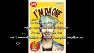 [Lyrics] I'm Da One (암다원) - Jo Kwon (조권) (2AM) ft. Zion.T