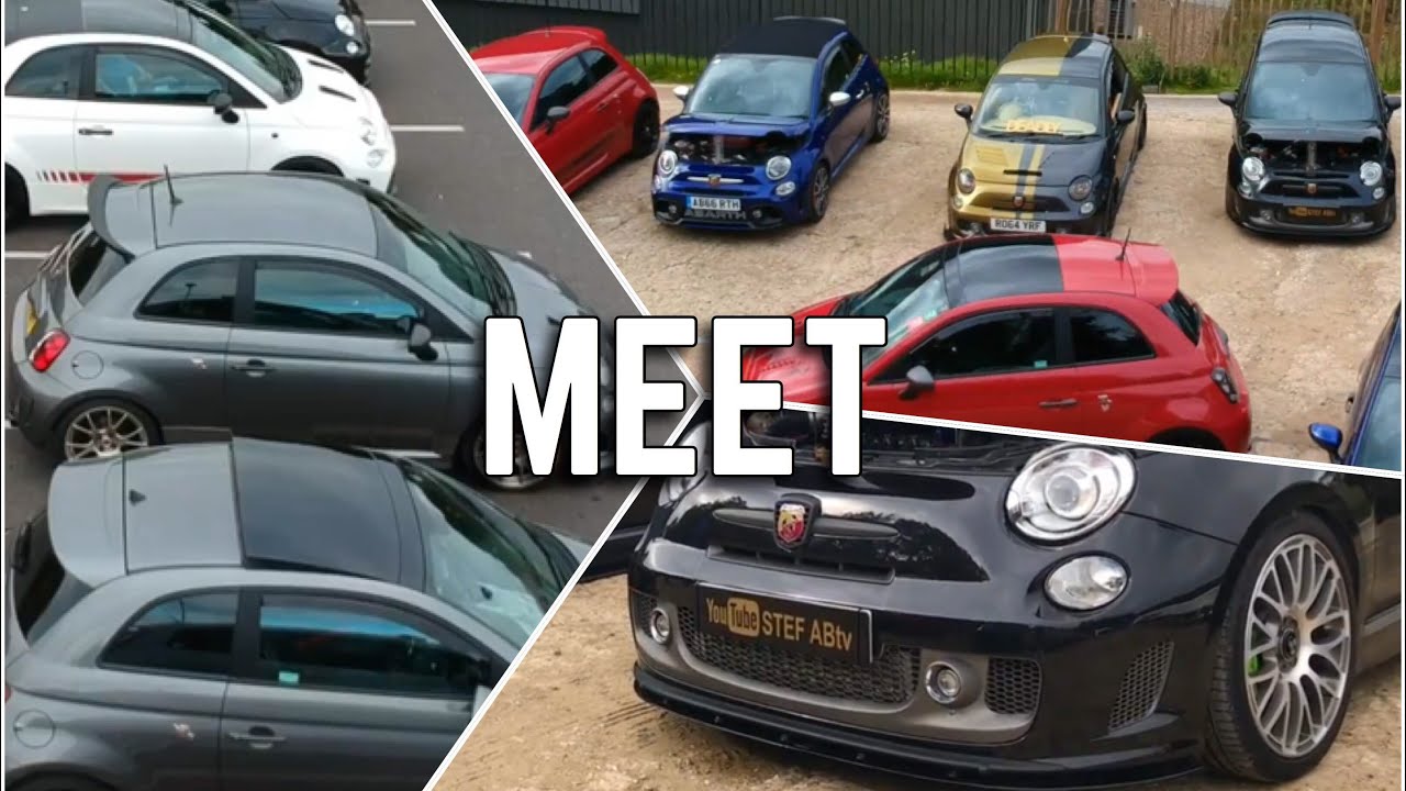 Modified Abarth 500's Attend Autumn Car Meet - Abarth 595 Convoy | Abarth Meet