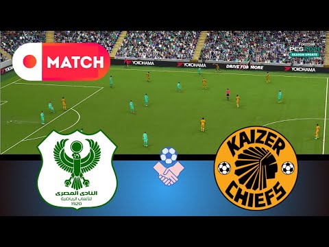 KAIZER CHIEFS Vs Al MASRY Confederation Cup 2025 Simulation EFootball PES 21 Realistic Gameplay