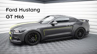Ford Mustang GT Mk6 | Maxton Design Splitter Set | Presentation #303