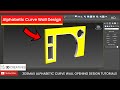 Alphabetic Curve wall Opening Arch design 3dsmax hindi tutorials #3DCreatives