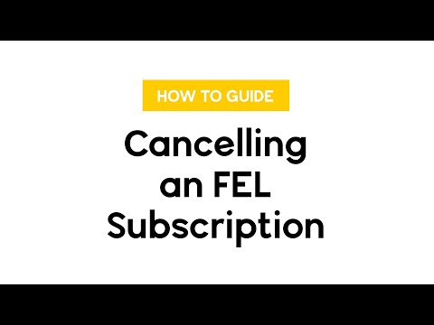 Cancelling an FEL Subscription with SkipsAndBins.com