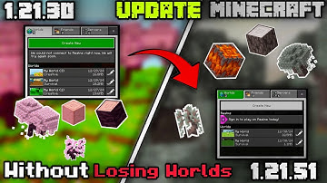 Update Minecraft Without Losing World || How To Update Minecraft Without Losing World@NotThunderMG