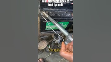 New mechanic hack to test ignition coil #automobile  #diy  #subscribe  #vicauto