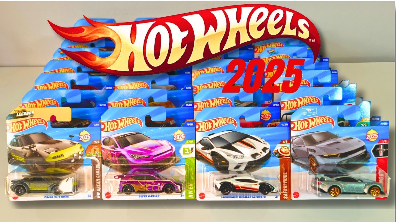 Let's open 150 new Hot Wheels toy cars of 2025