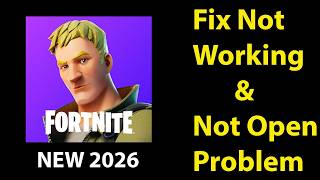 How To Fix Fortnite App Not Working | Fortnite Not Open Problem | PSA 24