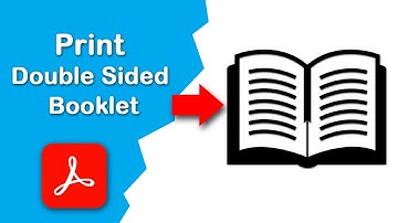 How to print a booklet double sided in Adobe Acrobat Pro DC 2022