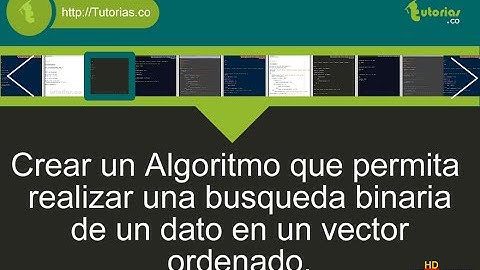 arreglos – pseudocodigo (busqueda binaria)
