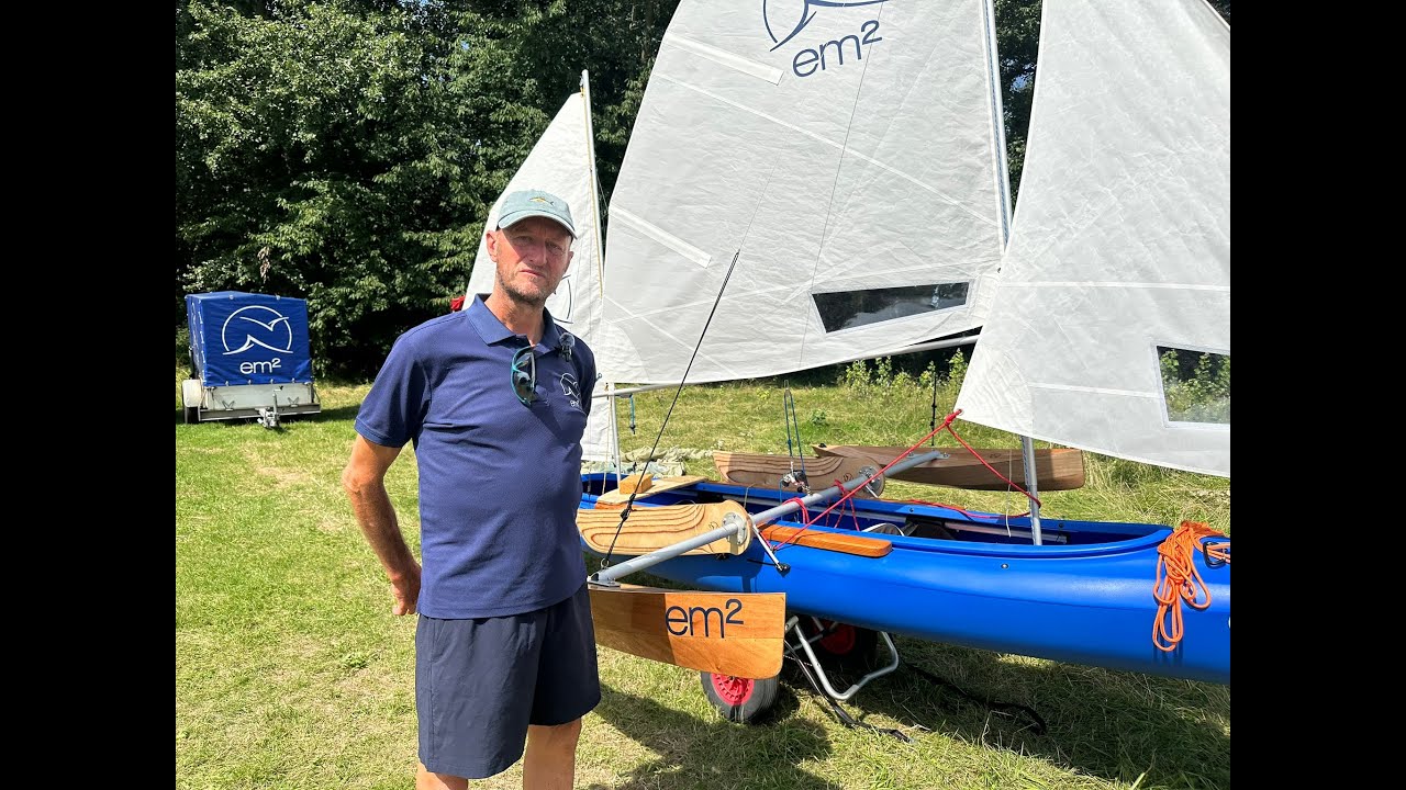 Zweite Internationale Faltboot-Segel-Weltmeisterschaft 2024 --- Wettkampf Rügen Achterwasser