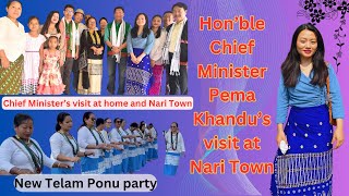 CM of Arunachal Pradesh's visit to Home & Nari Town #arunachalpradesh #yomridabi #pemakhandu