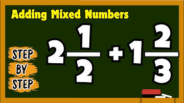 Learn how to add two mixed numbers with unlike denominators