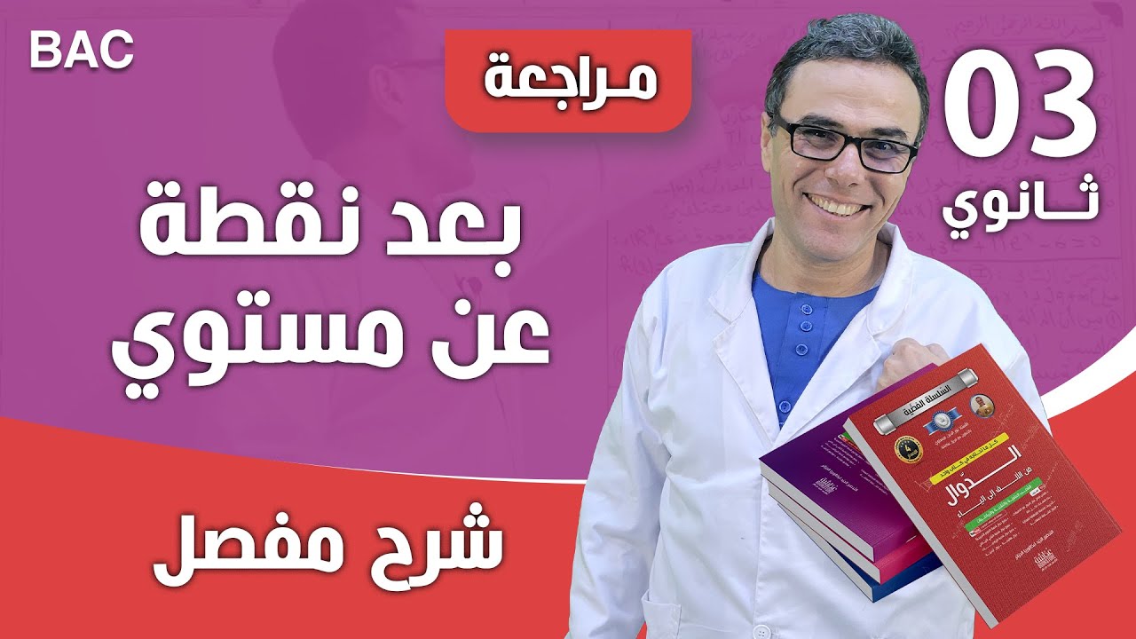 بعد نقطة عن مستوي