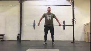 Strict Snatch Pulls from Hips