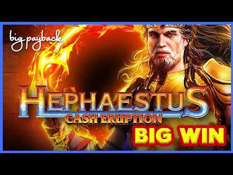RARE BONUS! Hephaestus Cash Eruption Slot - BIG WIN SESSION!