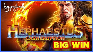 RARE BONUS! Hephaestus Cash Eruption Slot - BIG WIN SESSION!
