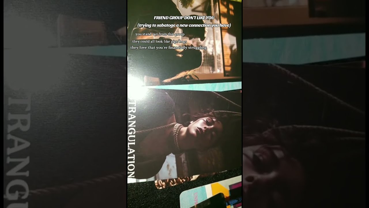 ENVIOUS GROUP OF FRIENDS TELLING A ROMANTIC CONNECTION THAT YOU'RE STRUGGLING AND SU1C1DAL...