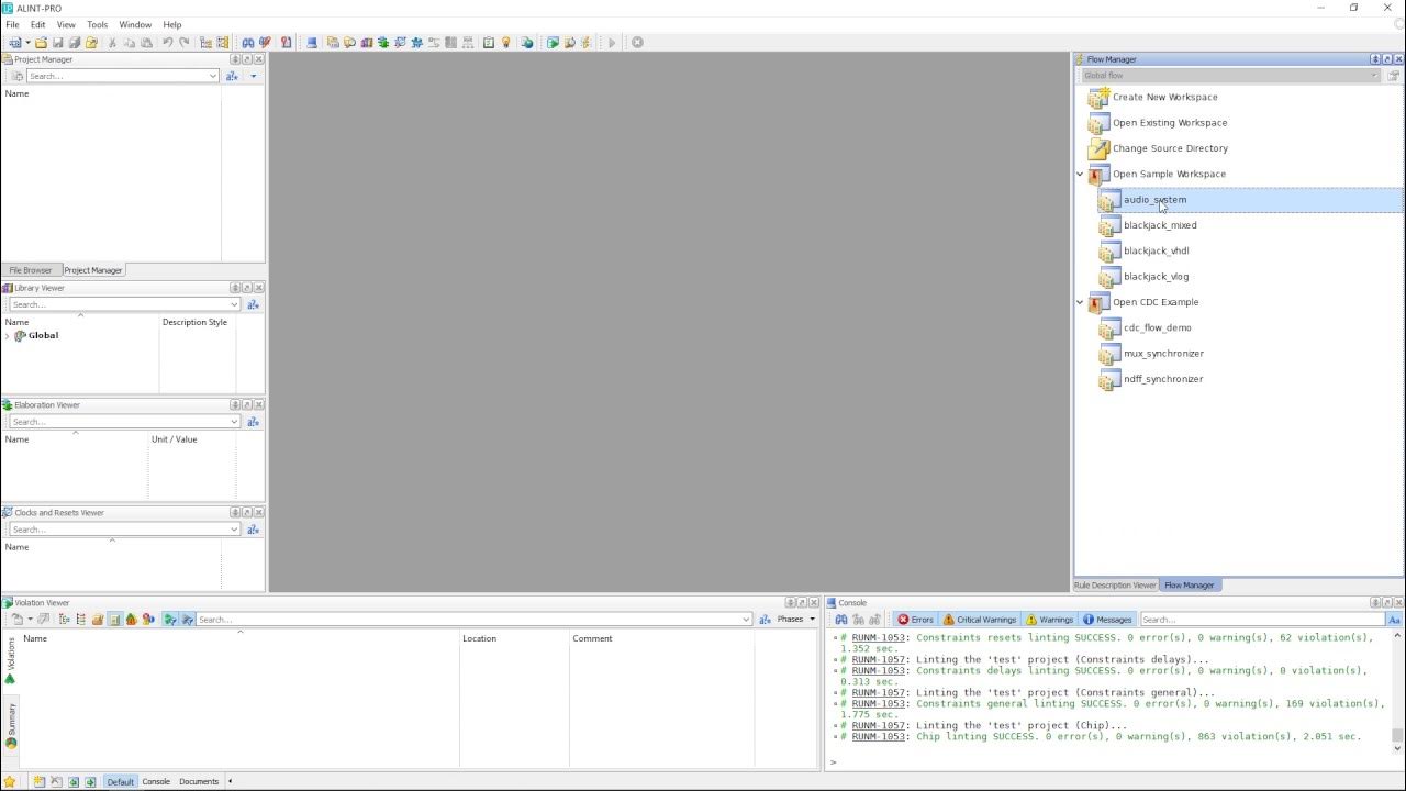 ALINT-PRO™ 1.4 Basics: Workspaces, Projects, and Libraries - YouTube