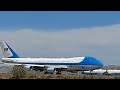 despegue del avión air force one avión del presidente de Estados Unidos de la base aérea de torrejon