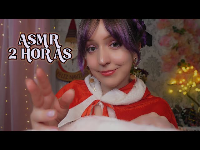⭐ASMR para DORMIR PROFUNDO 2 HORAS 😴🎄 Lento y Suave | Alivio Migraña, Atención Personal