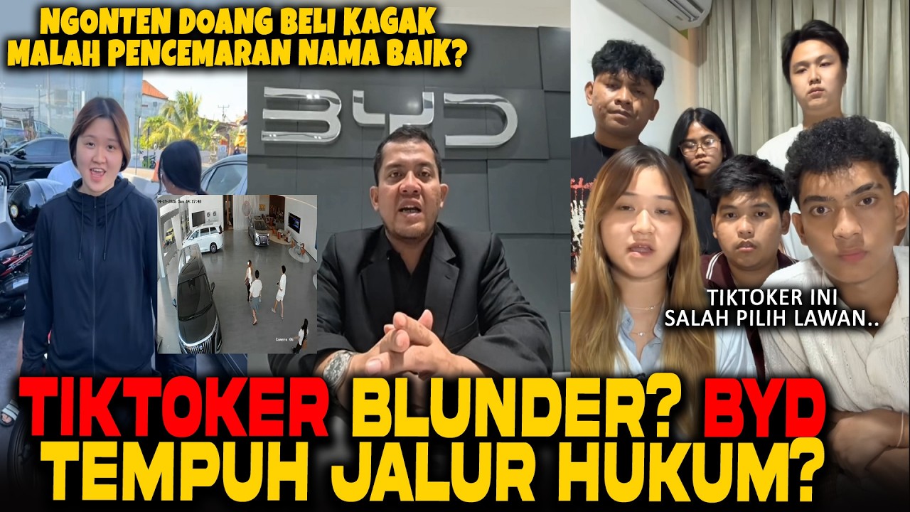 SALAH CARI LAWAN? TIKTOKER BLUNDER AKHIRNYA DISOMASI BYD⁉️ - YouTube