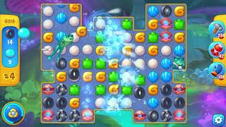 Fishdom 6316 Level - 15 moves - NO BooSTERS