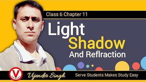 Light Shadow And Reflection | Class 6 | V Shiksha | Chapter 11 Science Class 6 |