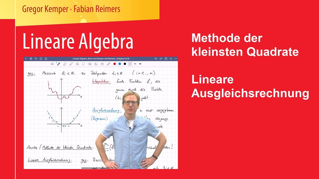 Methode der kleinsten quadrate lineare ausgleichsrechnung aufgabe 8 