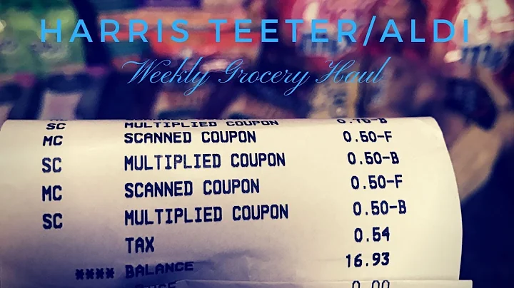 SUPER SAVINGS || Harris Teeter-Aldi Grocery Haul 9-27-17