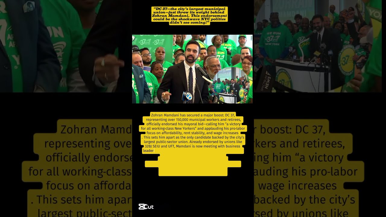 DC 37 Backs Mamdani NYC S Biggest Union Endorses Pro Worker Mayoral Contender LaborPower