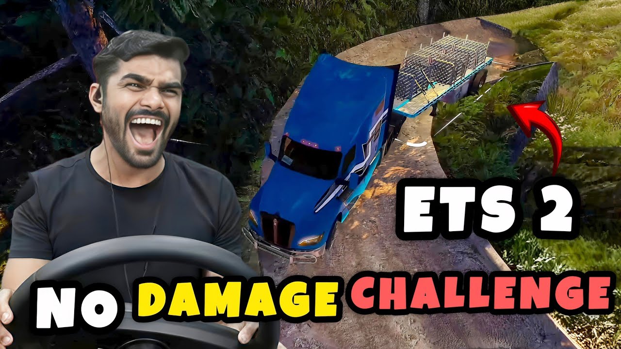 ETS 2 NO DAMAGE CHALLENGE ⚔️ AGAIN | SHREEMAN LEGEND #ets2