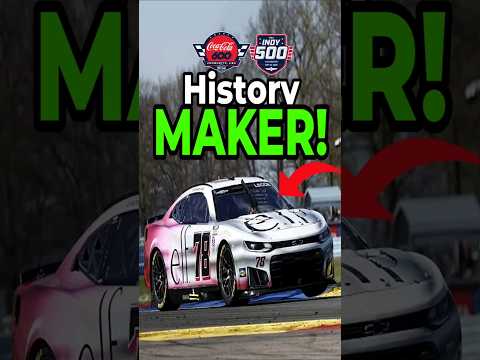 The Female Racer Who Will Make  Racing HISTORY At The Indy 500 and Coke 600! #shorts