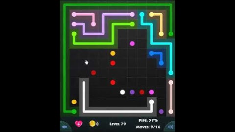 flow game facebook - 12 x 12 mania level 79 Connect the dots