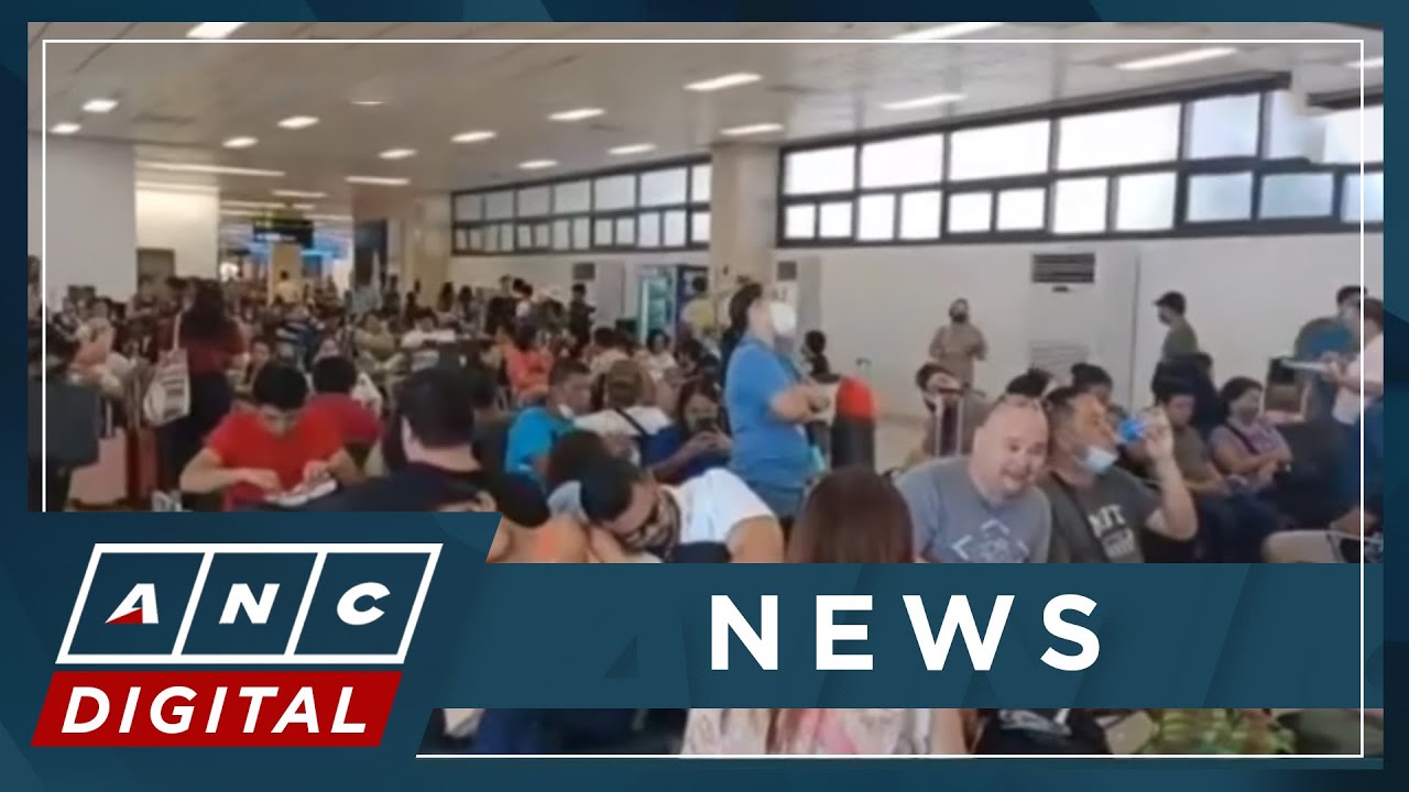 Travelers stranded at Mactan-Cebu airport due to NAIA Terminal 3 power outage | ANC
