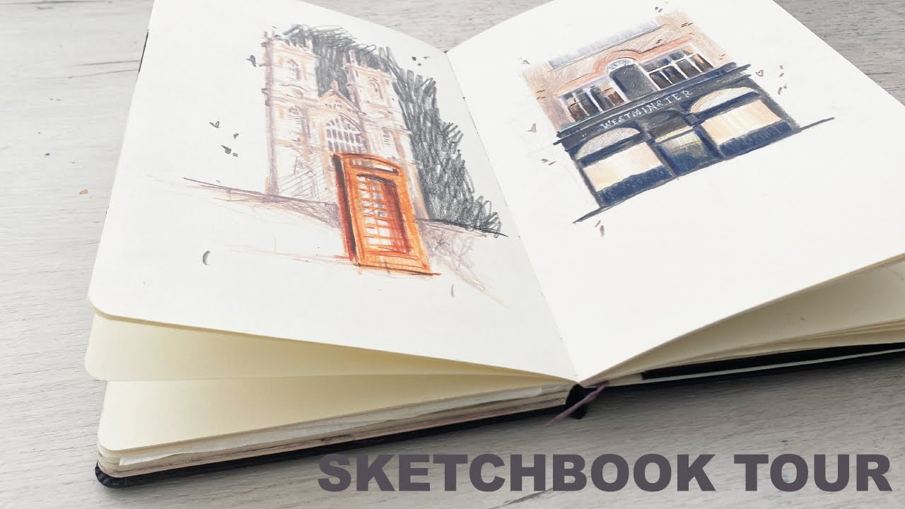 Sketchbook Tour Moleskine Sketchbook November'19 December'22 YouTube