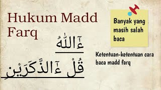 hukum bacaan mad farqi dan contohnya