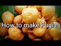 How to make fugias  kupari east indian recipe     