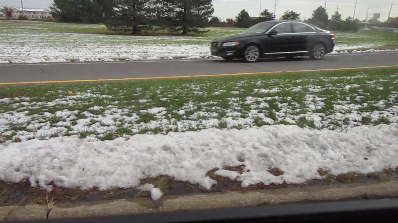 They Got Snow In Woodmere, Ohio YouTube