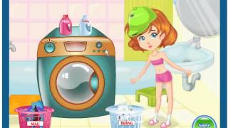Game Linda giặt quần áo screenshot 3