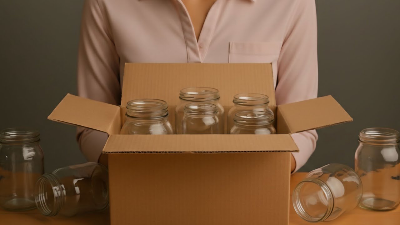I produced and sold a lot of glass jars and cardboard boxes – I made money.