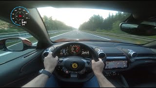 Ferrari GTC4Lusso acceleration 0 to 344 km\/h