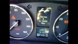 DIY Reset maintenance light Mercedes Benz C230 √ Fix it Angel