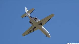Rare Cessna Citation 501 I/SP Fly By and Landing at Bendigo Airport