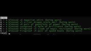 Full Concise Nethack: Enchanting Armor and Weapons Guide