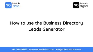 How to Use Business Directory Leads Generator