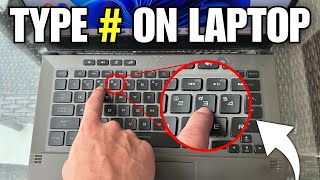 How To Type Hashtag on Any Laptop Keyboard (Windows)