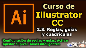 Curso de Illustrator CC. 2.3. Reglas, cuadrículas y guías.